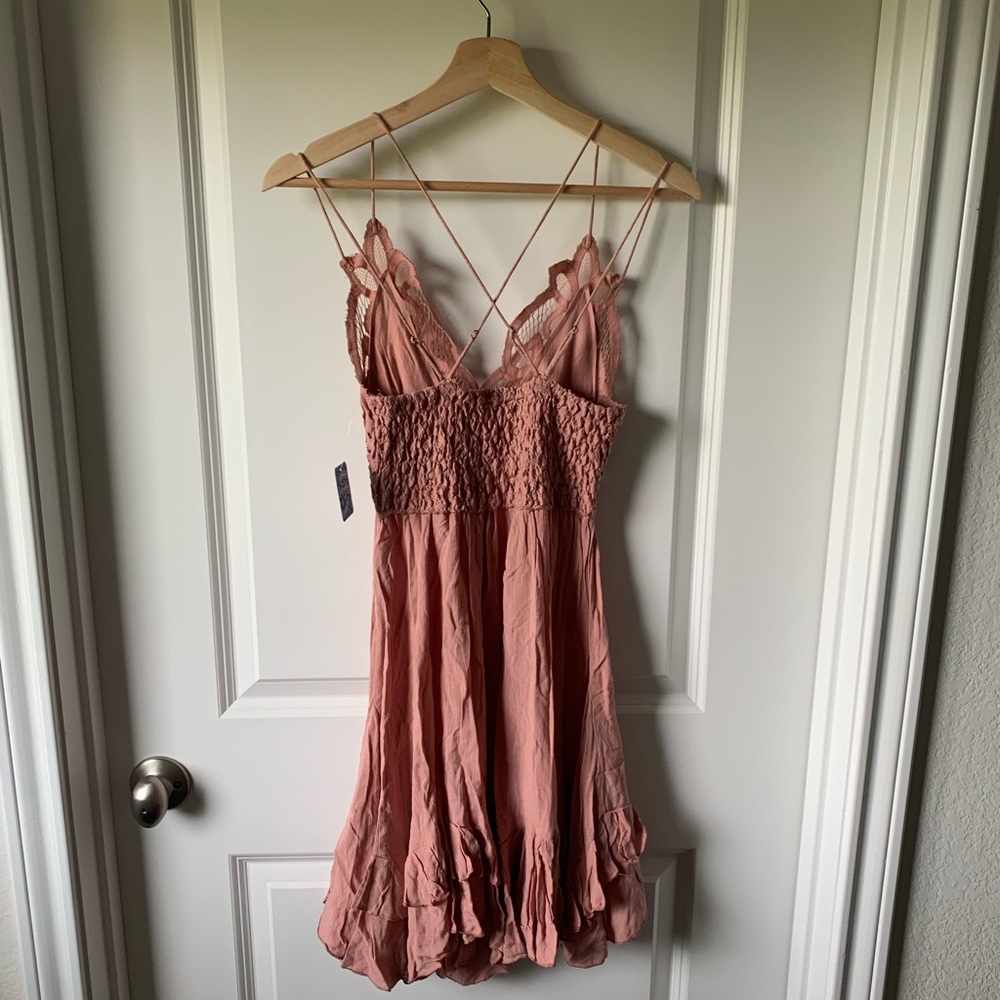 LAST 1! Free People FP One Adella mini slip rose - Picture 12 of 16
